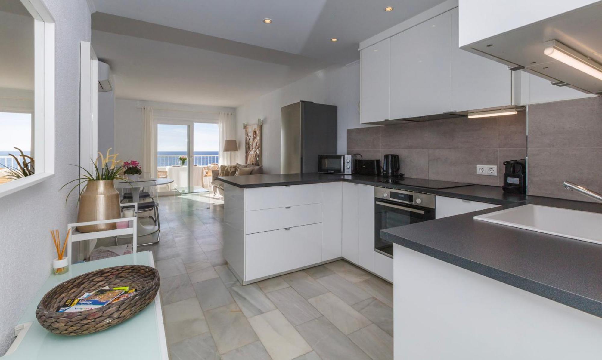 Oceanfront Mijas Daire Dış mekan fotoğraf