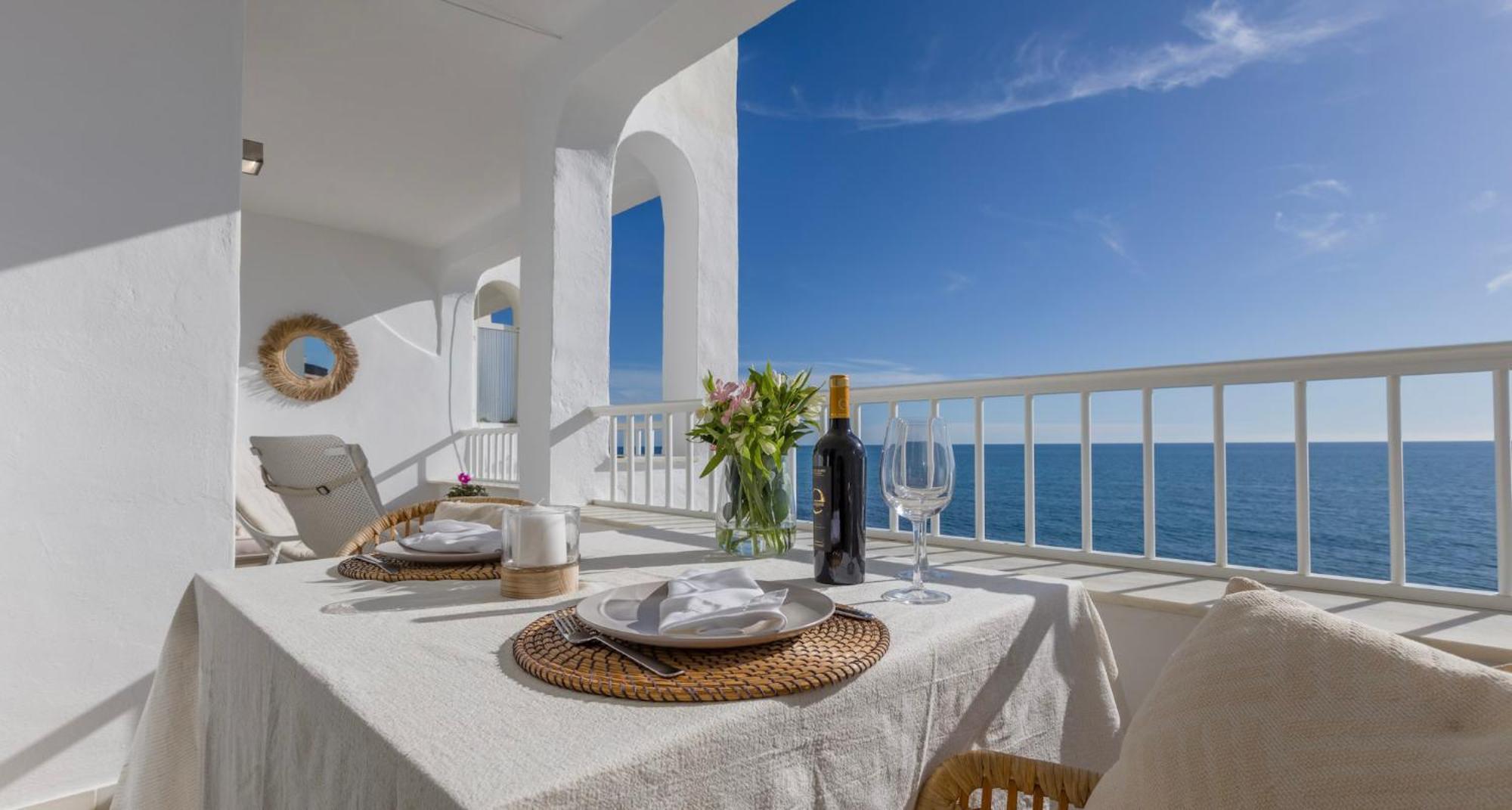 Oceanfront Mijas Daire Dış mekan fotoğraf